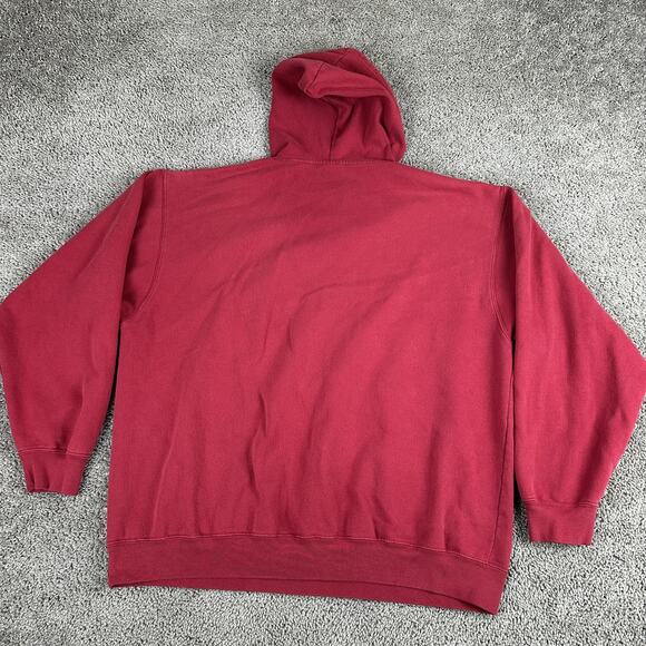 Oklahoma Sooners Hoodie Mens XL Red NCAA Football Pullover Fleece OU Sweatshirt - Picture 7 of 11